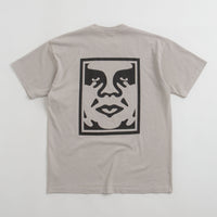 Obey Bold Icon Heavyweight T-Shirt - Silver Grey thumbnail