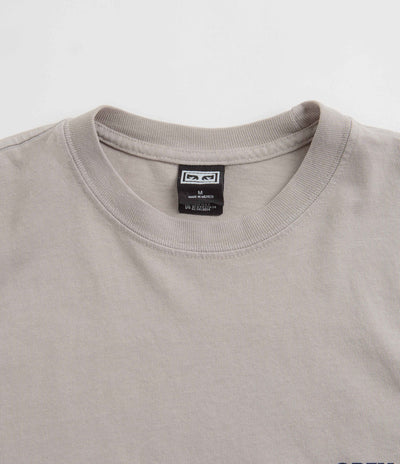 Obey Bold Icon Heavyweight T-Shirt - Silver Grey