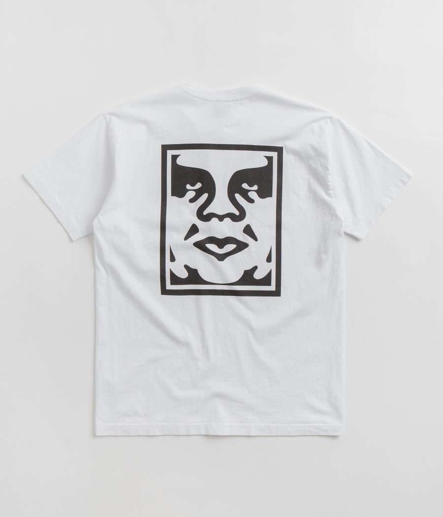 Obey Bold Ripped Icon T-Shirt - White