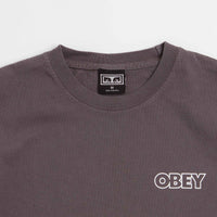 Obey Bold Outline T-Shirt in Pigment Dusty Black thumbnail