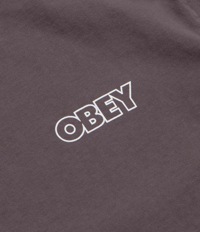 Obey Bold Outline T-Shirt in Pigment Dusty Black