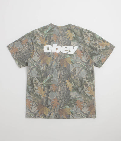 Obey Bounce T-Shirt in Leaf Camo