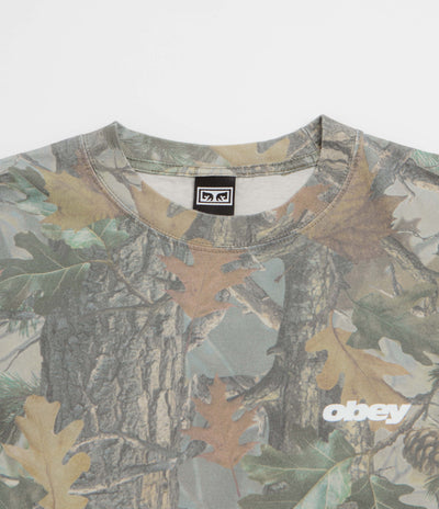 Obey Bounce T-Shirt in Leaf Camo