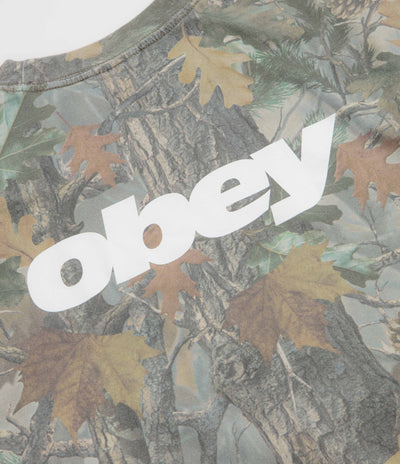 Obey Bounce T-Shirt in Leaf Camo