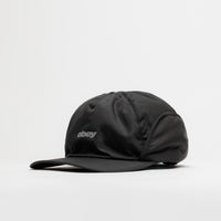 Obey Cache Earflap Cap - Black thumbnail