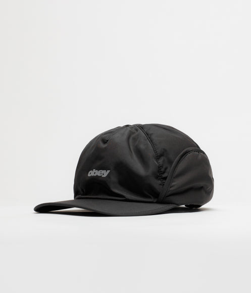Obey Cache Earflap Cap - Black