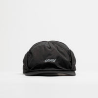 Obey Cache Earflap Cap - Black thumbnail