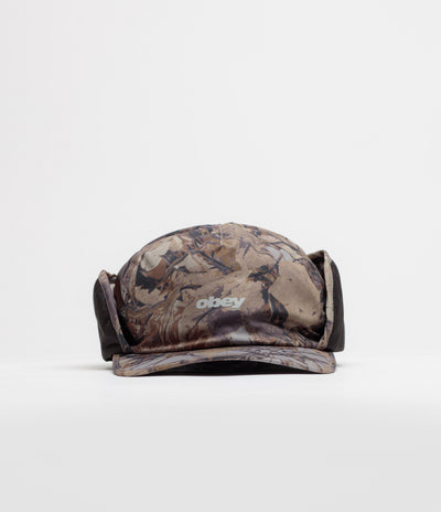 Obey Cache Earflap Cap - Fence Camo Multi