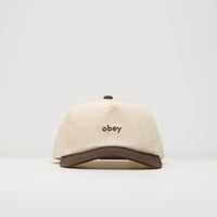 Obey Case 5 Panel Cap in Java Brown Multi thumbnail