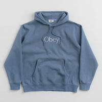 Obey Choir Hoodie in Coronet Blue thumbnail