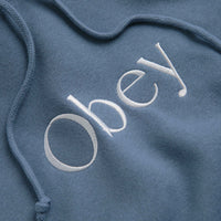 Obey Choir Hoodie in Coronet Blue thumbnail