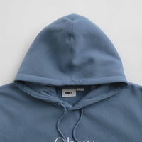 Obey Choir Hoodie in Coronet Blue thumbnail