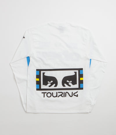 Obey Competition Long Sleeve T-Shirt in White