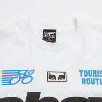 Obey Competition Long Sleeve T-Shirt in White thumbnail