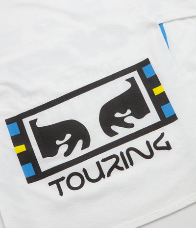 Obey Competition Long Sleeve T-Shirt in White