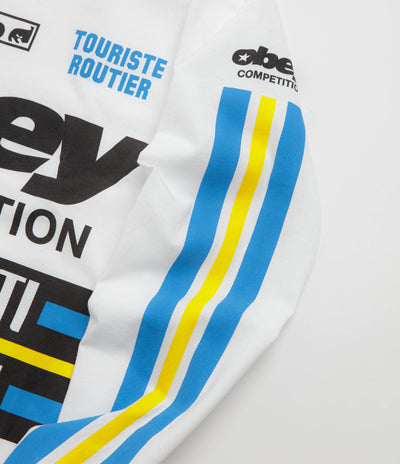 Obey Competition Long Sleeve T-Shirt in White