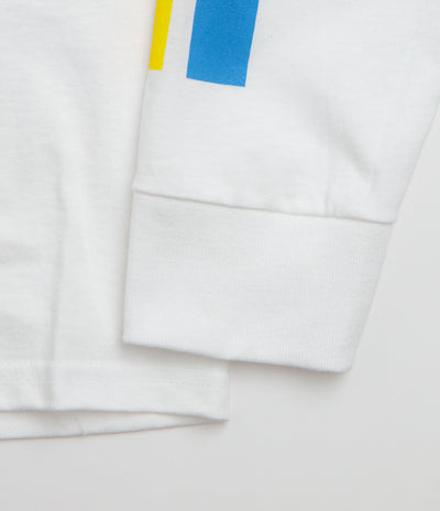 Obey Competition Long Sleeve T-Shirt in White
