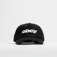 Obey Delta 5 Panel Cap in Black thumbnail