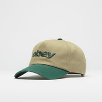 Obey Delta 5 Panel Cap - Khaki Multi thumbnail