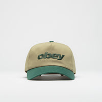 Obey Delta 5 Panel Cap - Khaki Multi thumbnail