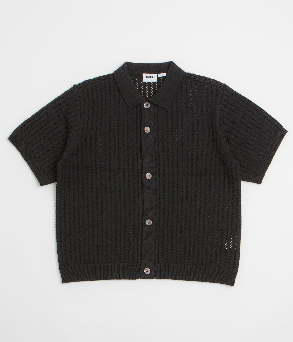 Obey Dez Sweater Short Sleeve Shirt in Digital Back