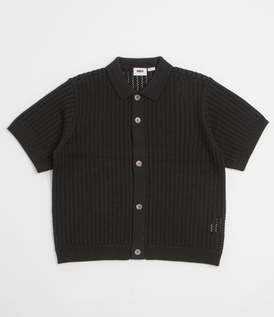 Obey Dez Sweater Short Sleeve Shirt - Digital Back