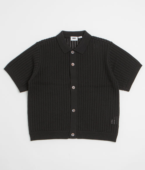Obey Dez Sweater Short Sleeve Shirt - Digital Back