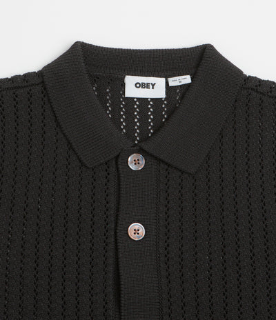 Obey Dez Sweater Short Sleeve Shirt - Digital Back