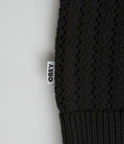 Obey Dez Sweater Short Sleeve Shirt - Digital Back