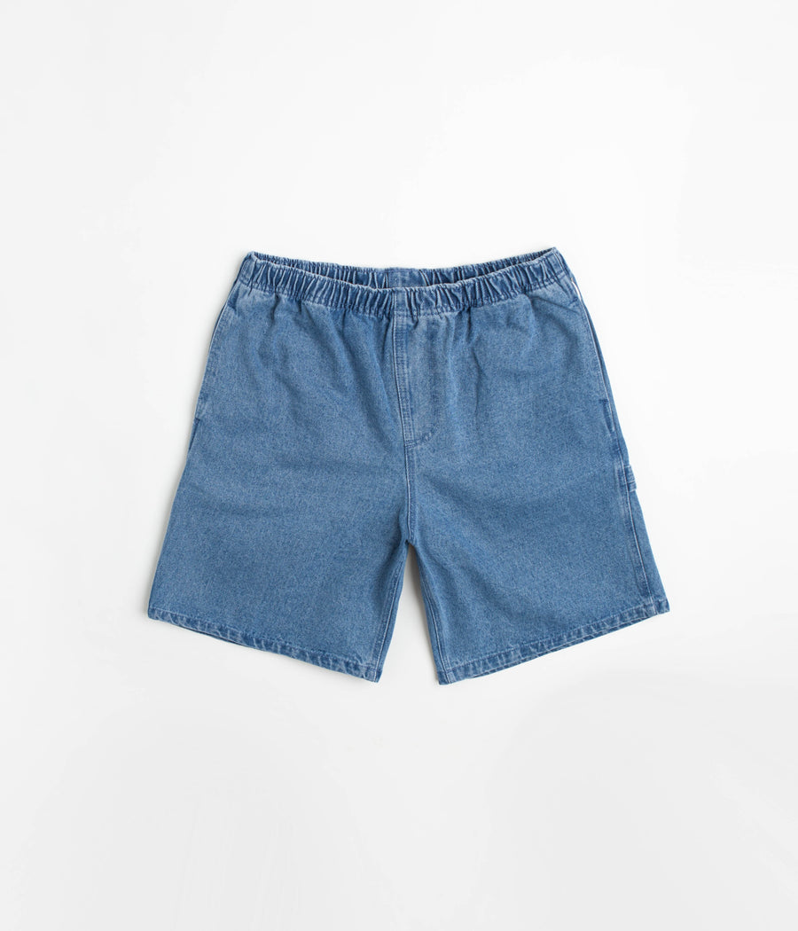 Obey Easy Denim Carpenter Shorts in Light Indigo