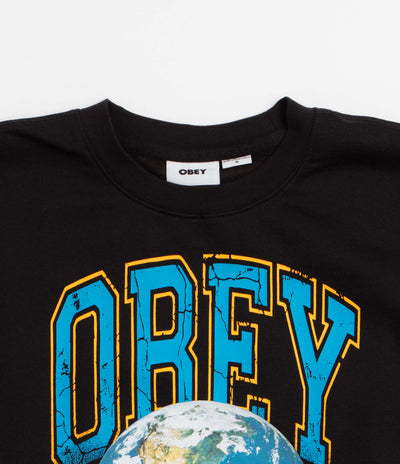 Obey Enjoy The Ride Crewneck Sweatshirt - Black