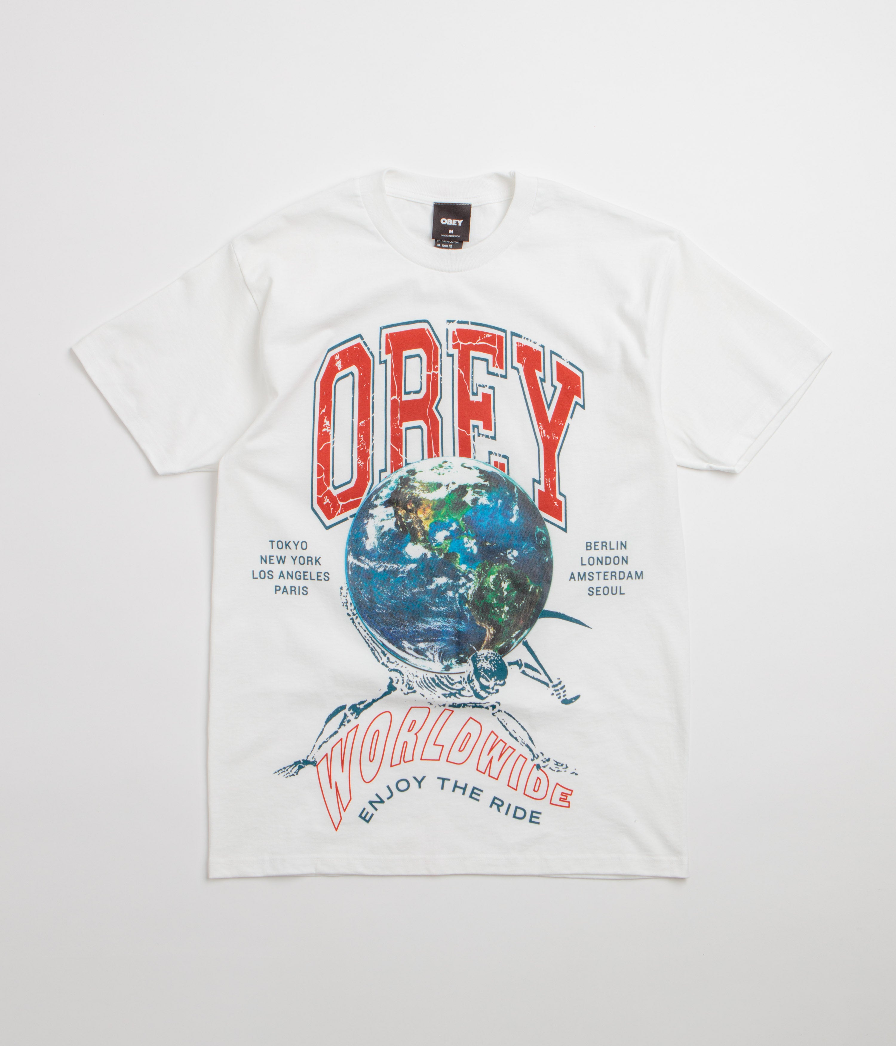 Obey Enjoy The Ride T-Shirt in White