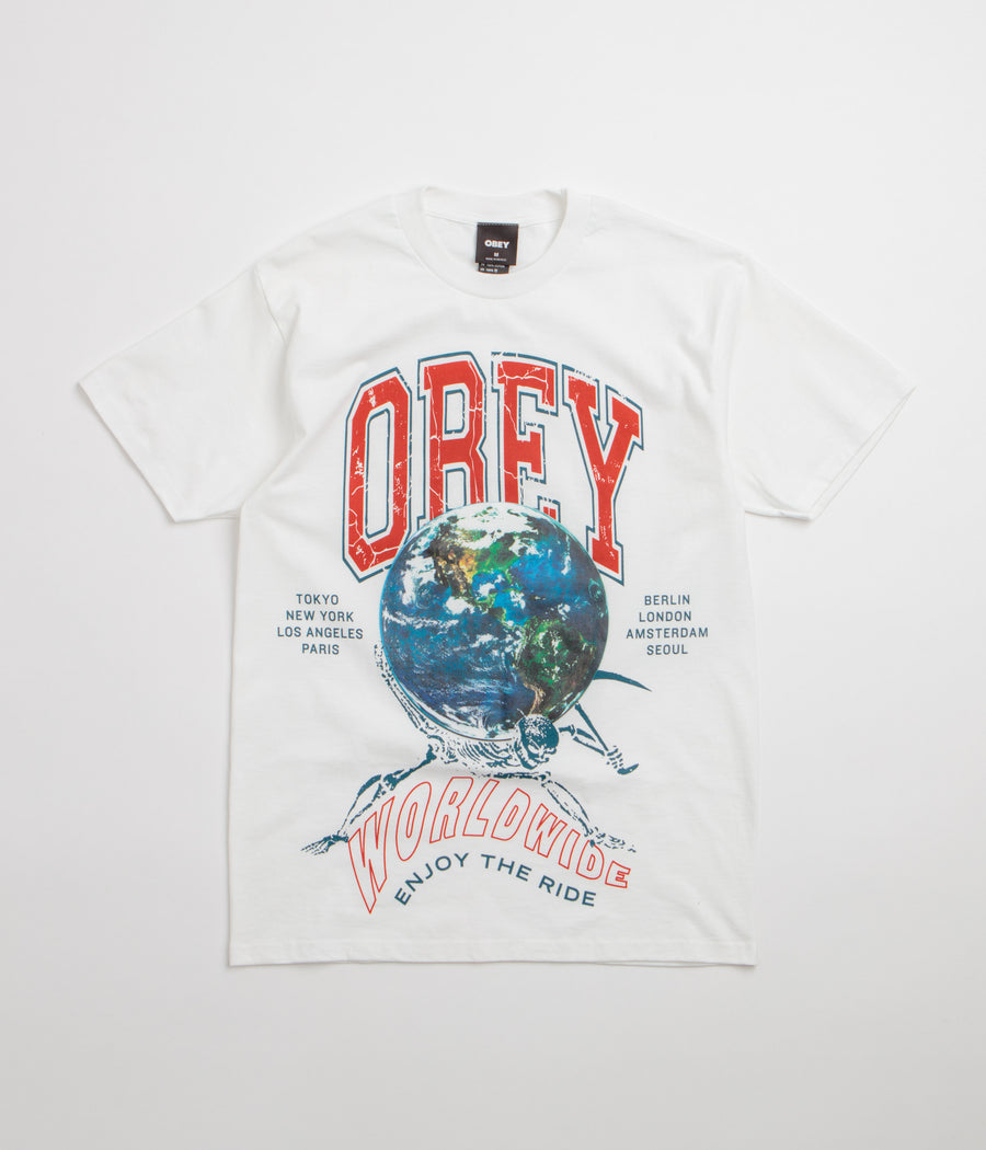 Obey Enjoy The Ride T-Shirt in White