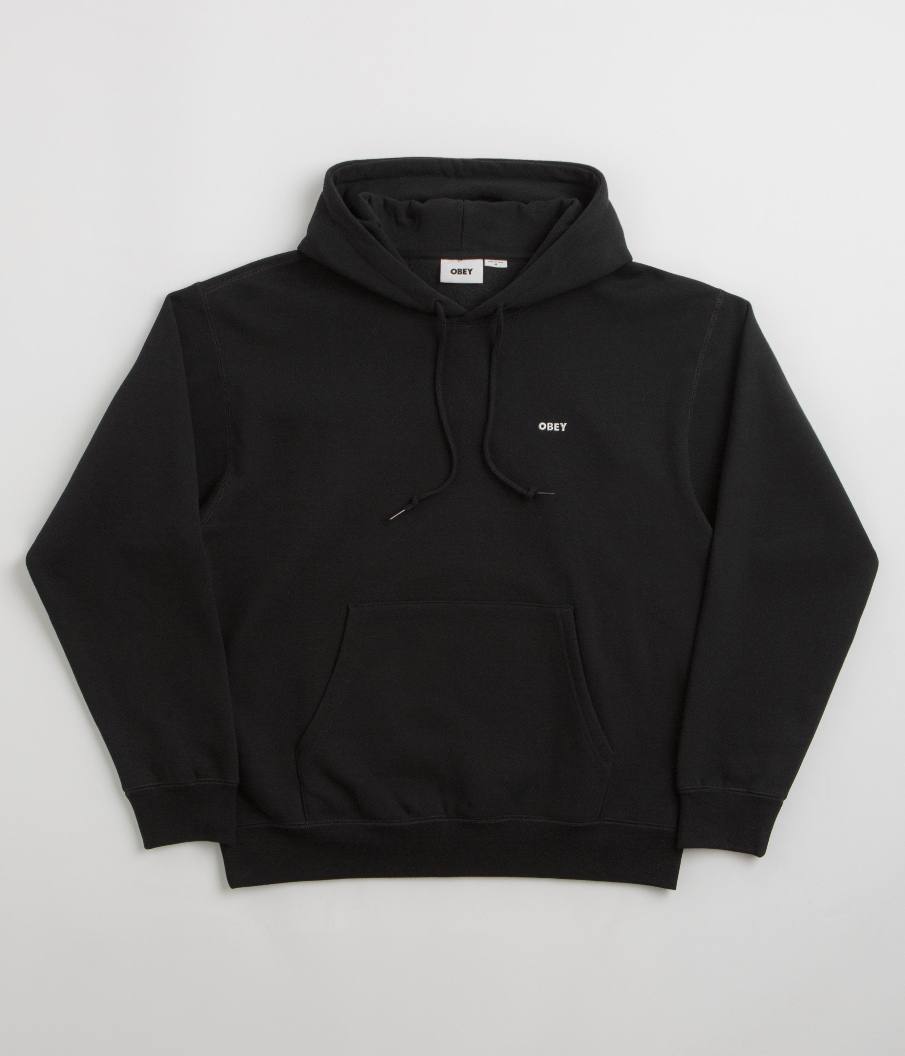 Obey Established Works Bold Hoodie in Black