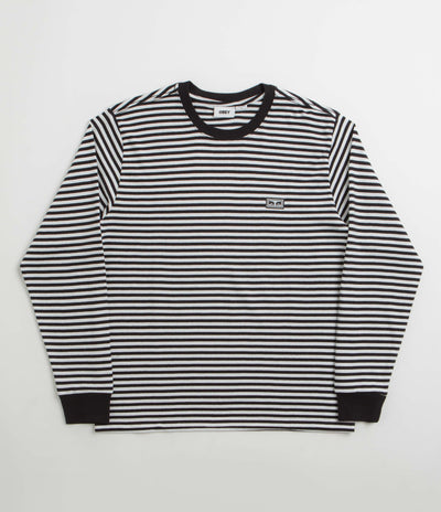Obey Established Works Eyes Stripe Long Sleeve T-Shirt - Black Multi