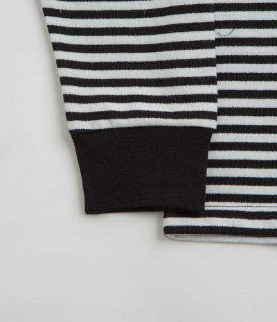 Obey Established Works Eyes Stripe Long Sleeve T-Shirt - Black Multi