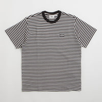 Obey Established Works Eyes Stripe T-Shirt in Black thumbnail