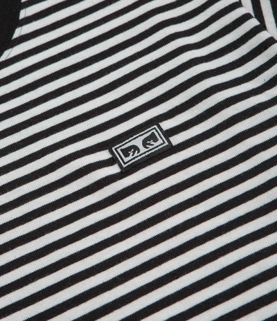 Obey Established Works Eyes Stripe T-Shirt in Black