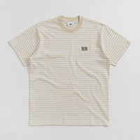 Obey Established Works Eyes Stripe T-Shirt in Clay Multi thumbnail