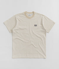 Obey Established Works Eyes Stripe T-Shirt in Clay Multi