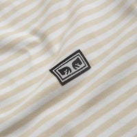 Obey Established Works Eyes Stripe T-Shirt in Clay Multi thumbnail