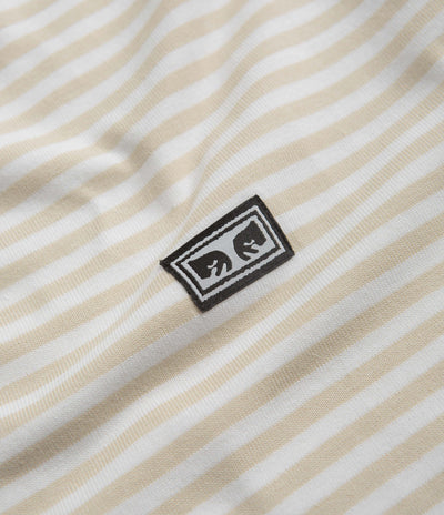 Obey Established Works Eyes Stripe T-Shirt in Clay Multi