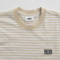 Obey Established Works Eyes Stripe T-Shirt in Clay Multi thumbnail