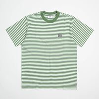 Obey Established Works Eyes Stripe T-Shirt - Jade thumbnail