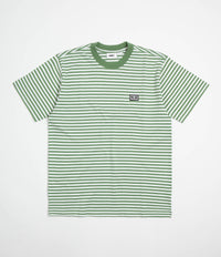 Obey Established Works Eyes Stripe T-Shirt - Jade