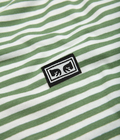Obey Established Works Eyes Stripe T-Shirt - Jade