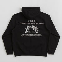 Obey Excellence Hoodie in Black thumbnail