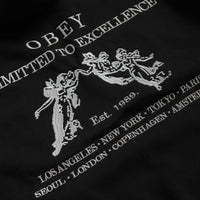 Obey Excellence Hoodie in Black thumbnail
