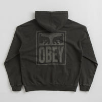 Obey Eyes Icon Extra Heavy Hoodie - Pigment Pirate Black thumbnail