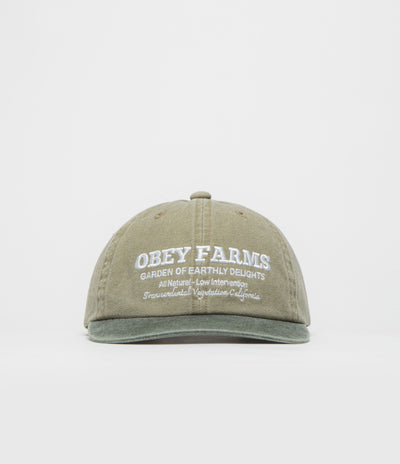 Obey Farms Cap in Pigment Khaki Multi